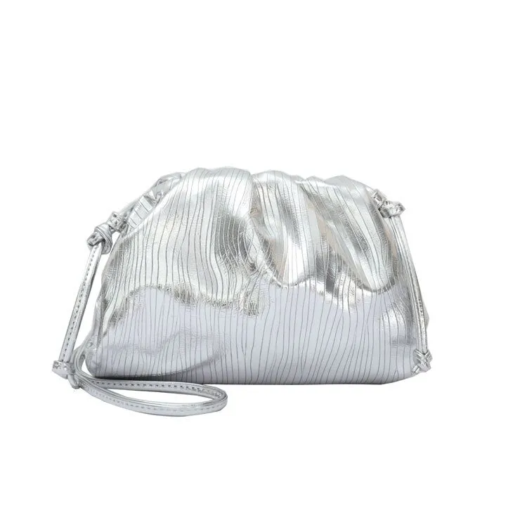 Luxury Designer Brand Purses and Handbags Silver And Gold Party Clutch Purse Evening Bag Ladies Trend Shoulder Bag Pouch Bags