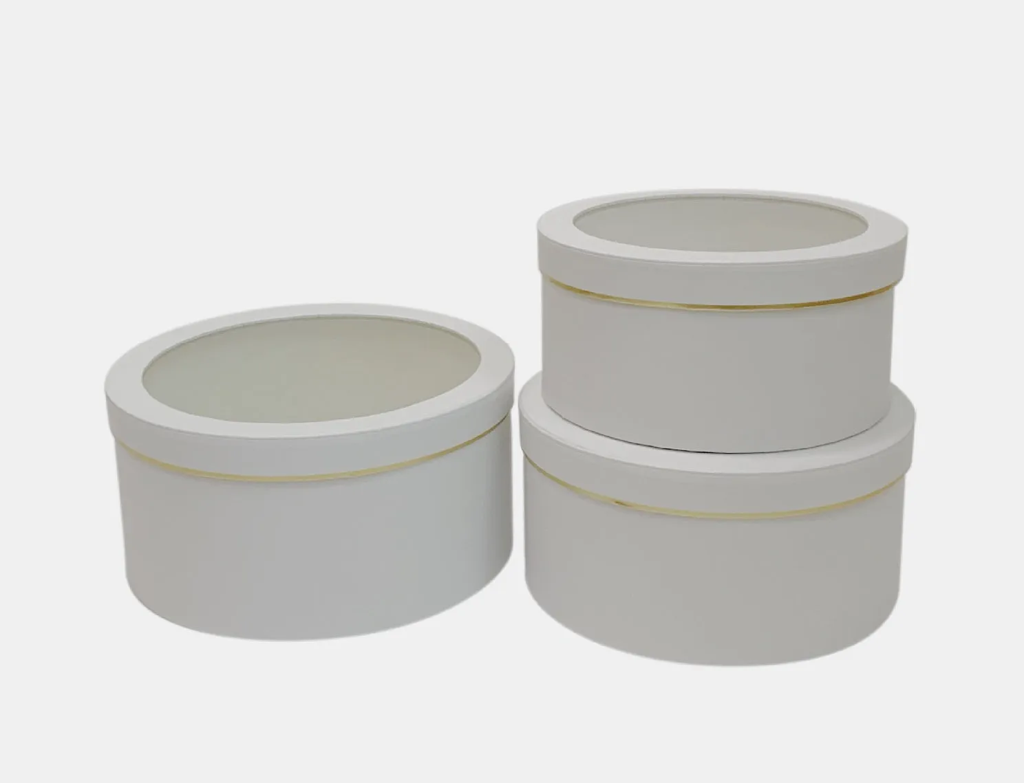 Luxury French Style Planter Gift Box with clear cover
