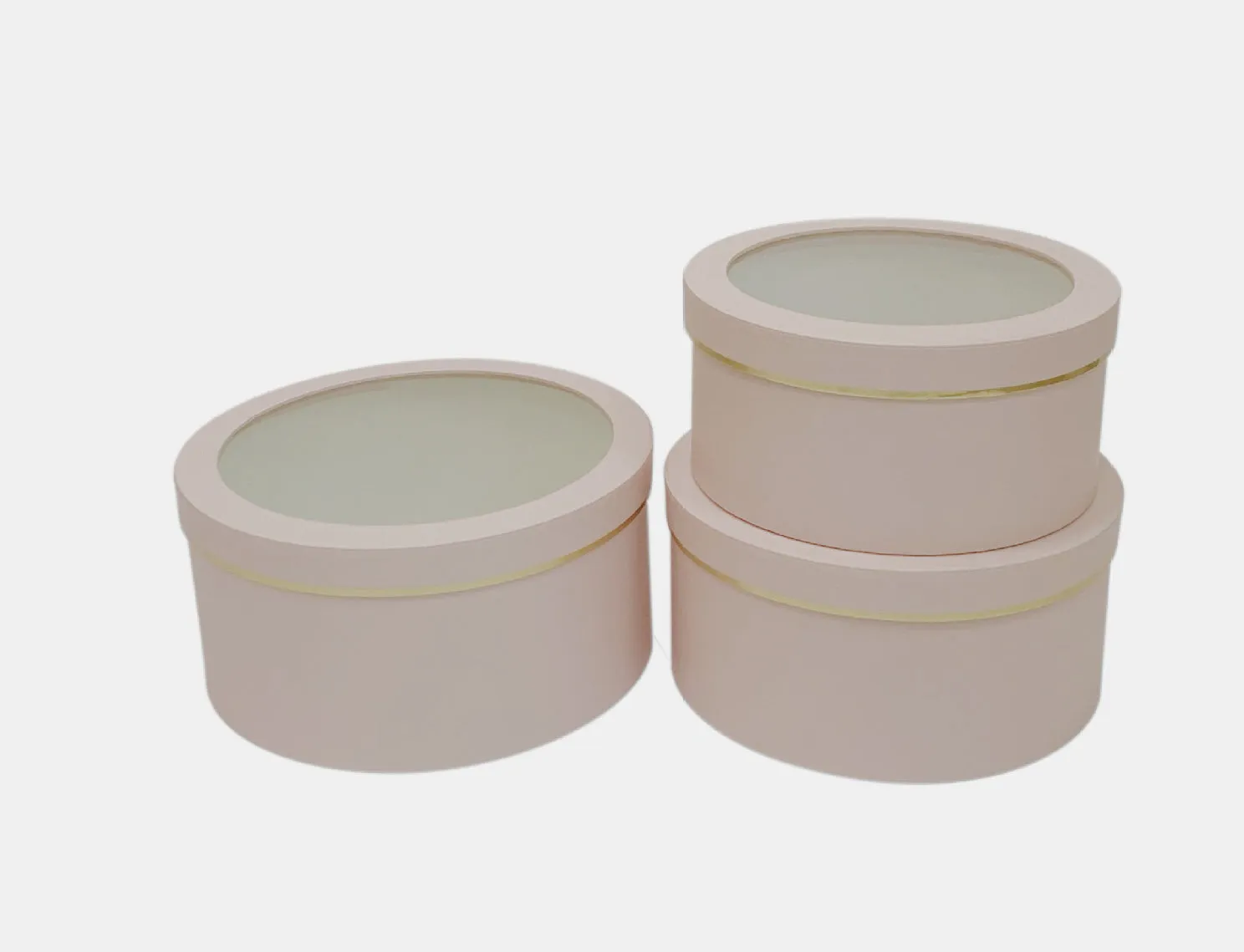 Luxury French Style Planter Gift Box with clear cover