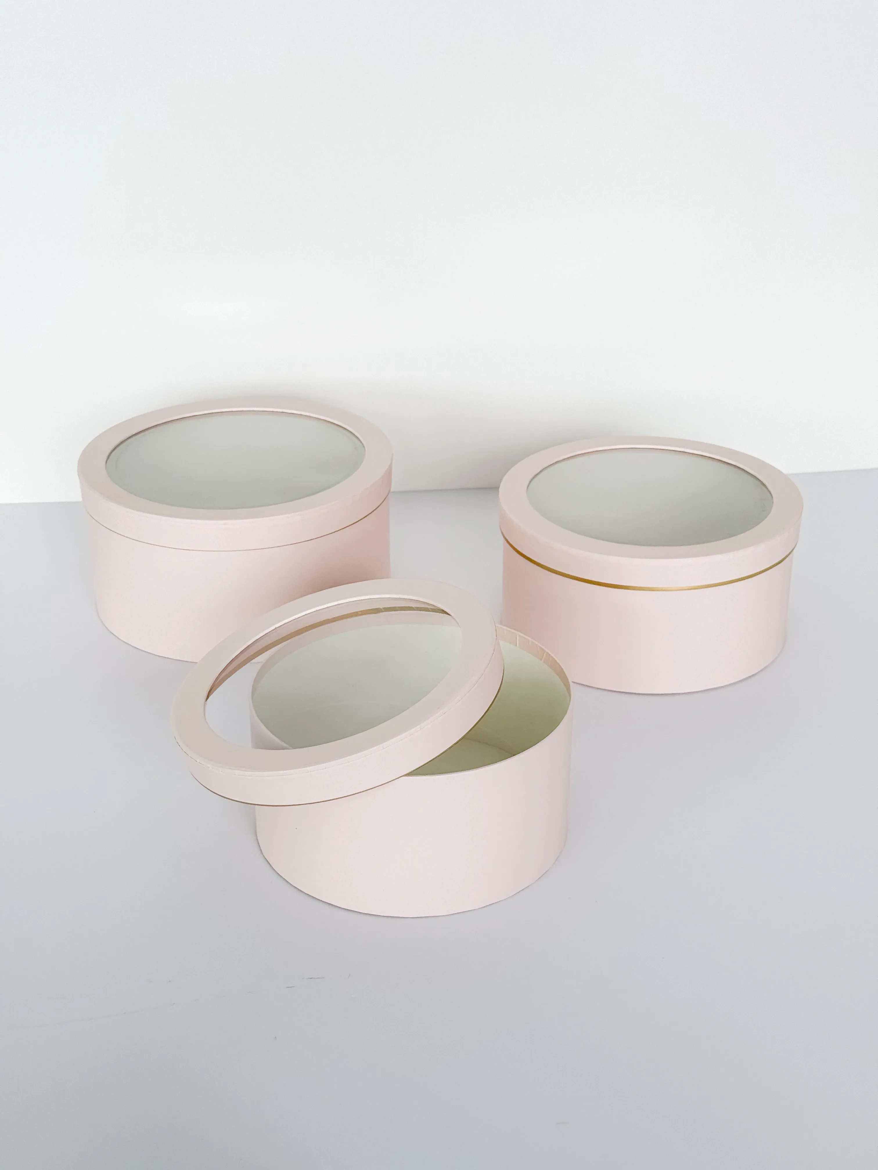 Luxury French Style Planter Gift Box with clear cover