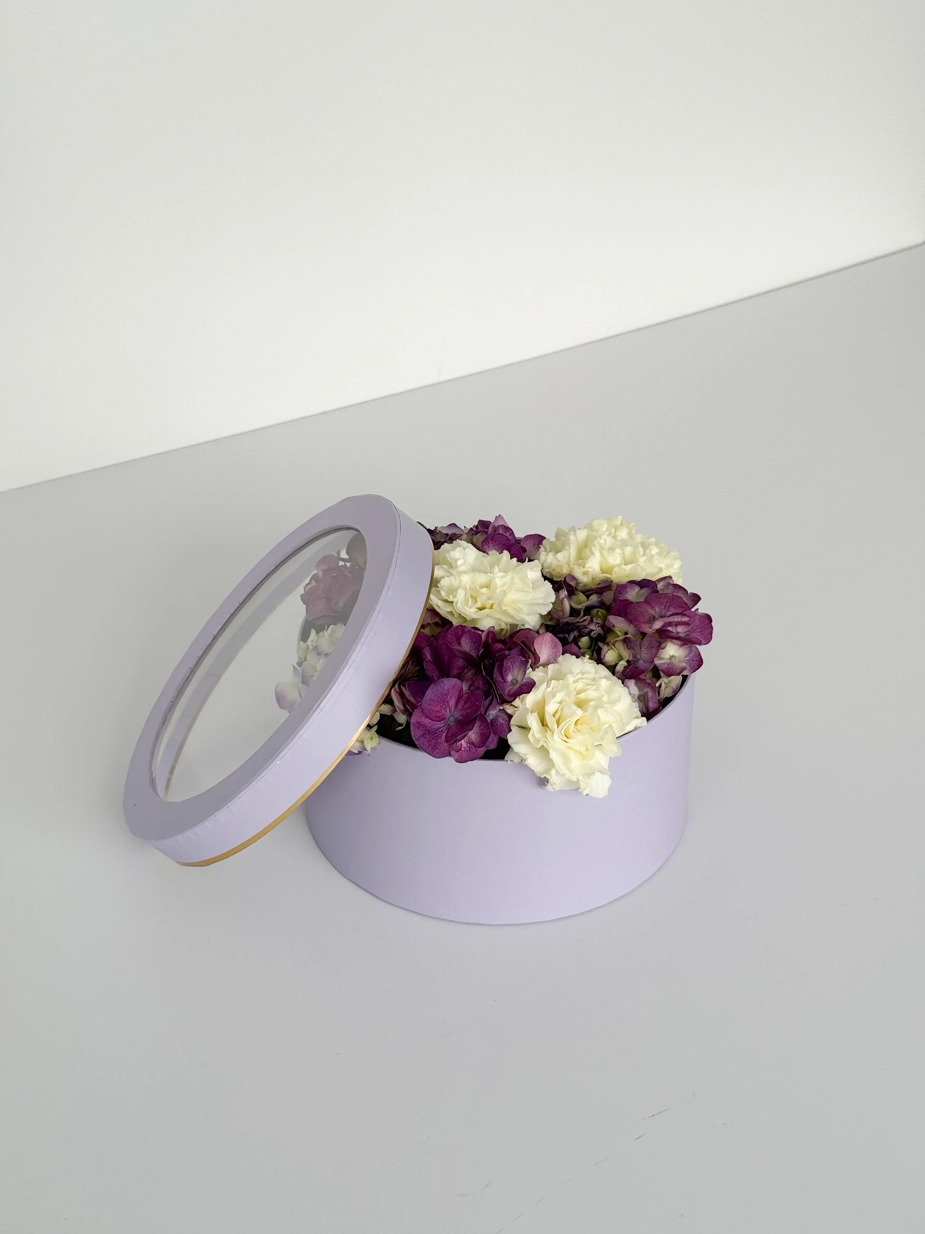 Luxury French Style Planter Gift Box with clear cover