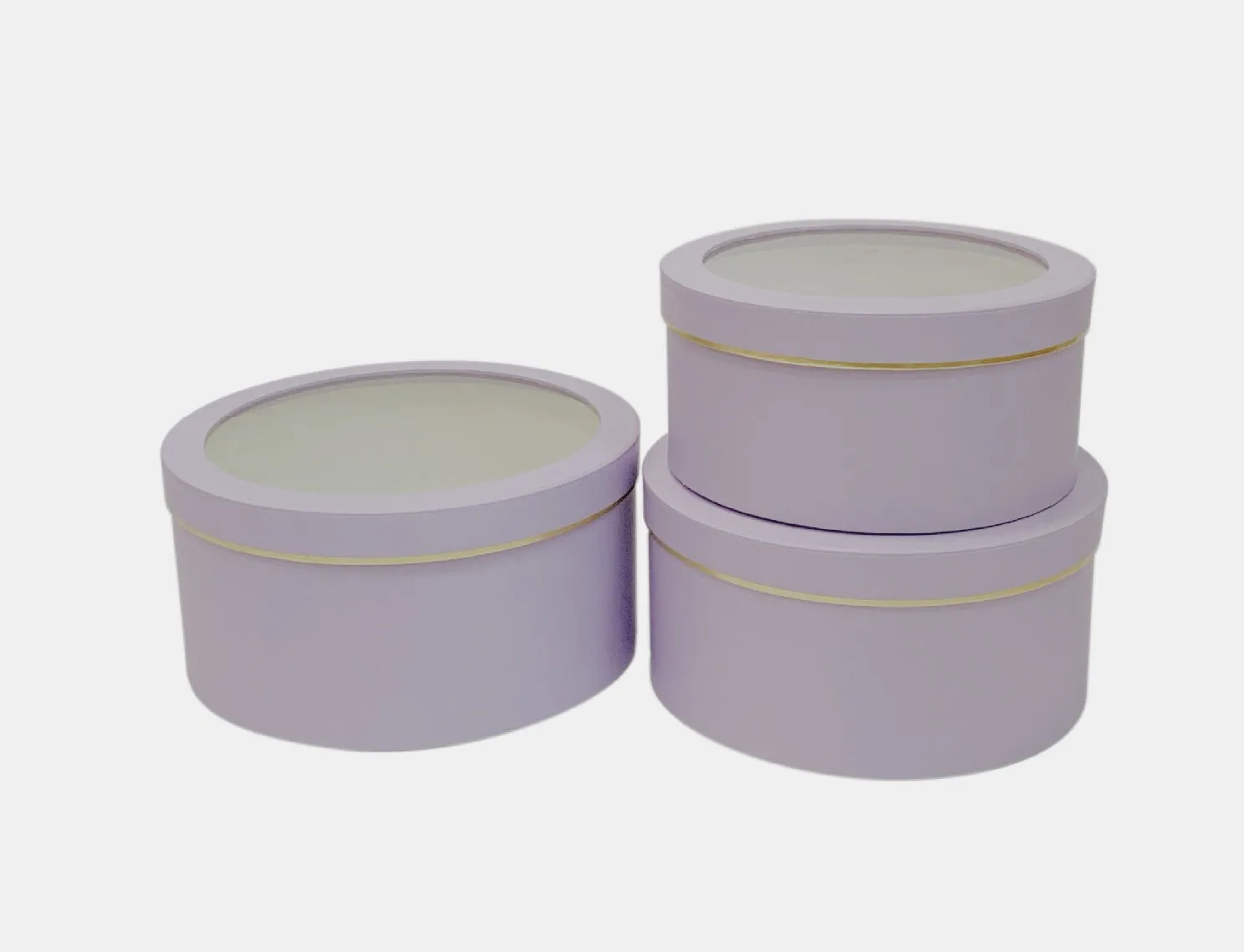 Luxury French Style Planter Gift Box with clear cover