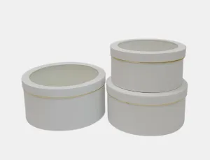 Luxury French Style Planter Gift Box with clear cover