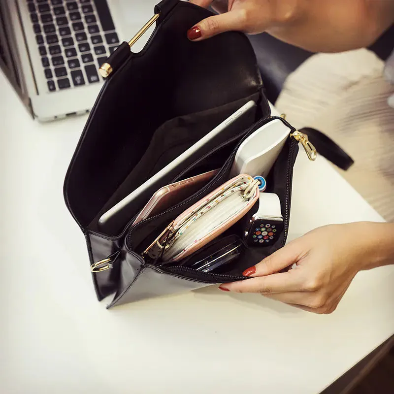 Luxury Soft Leather Multi-Pocket Handbags for Women