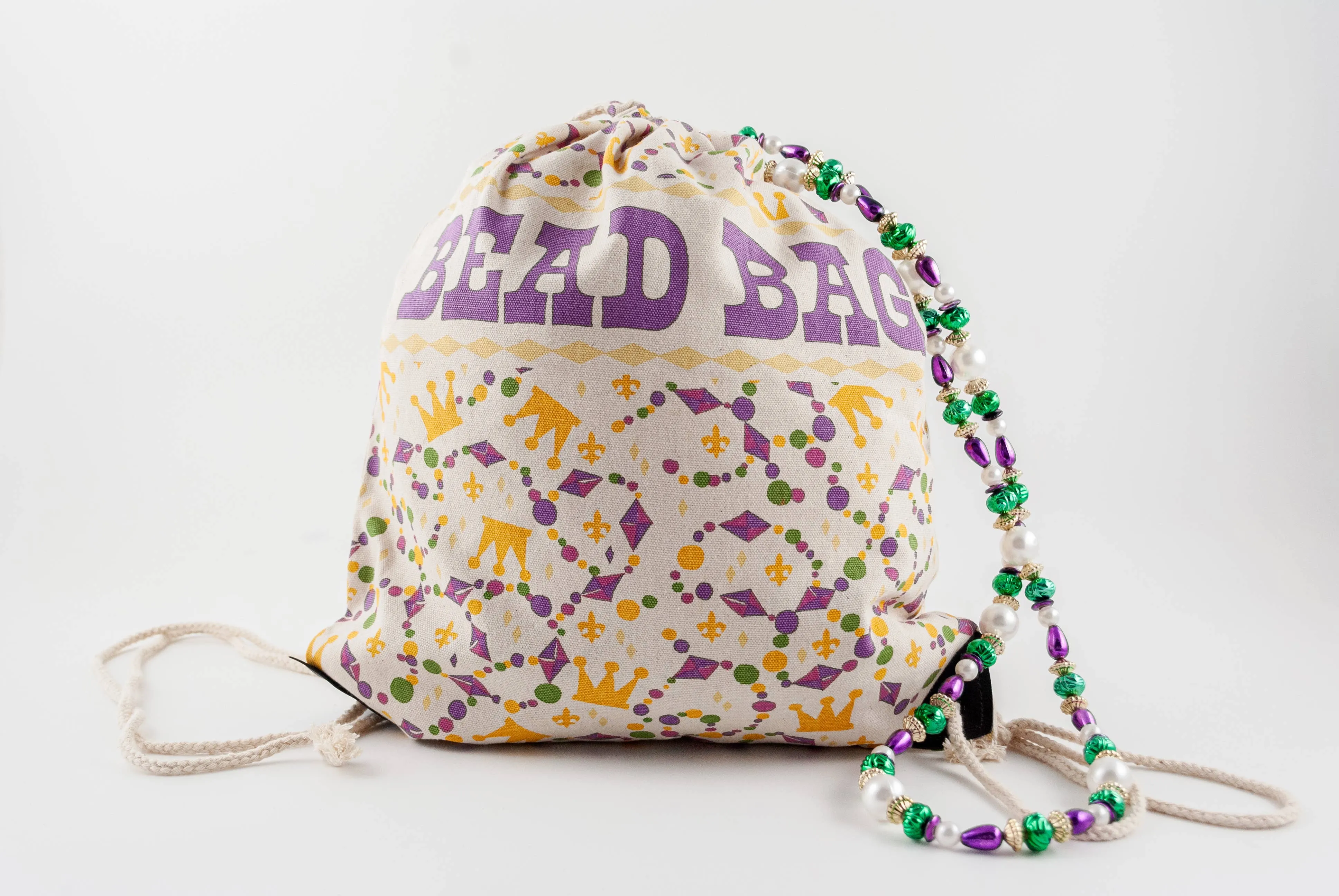 Mardi Gras Bead Bag