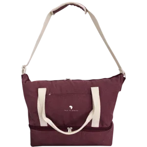 Maroon Weekender Bag