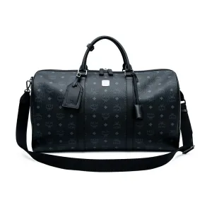 MCM Ottomar Weekender Bag in Visetos Black Large