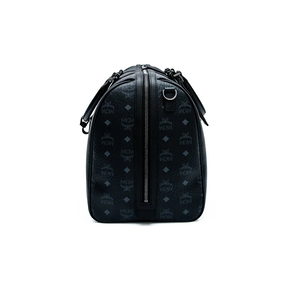 MCM Ottomar Weekender Bag in Visetos Black Large