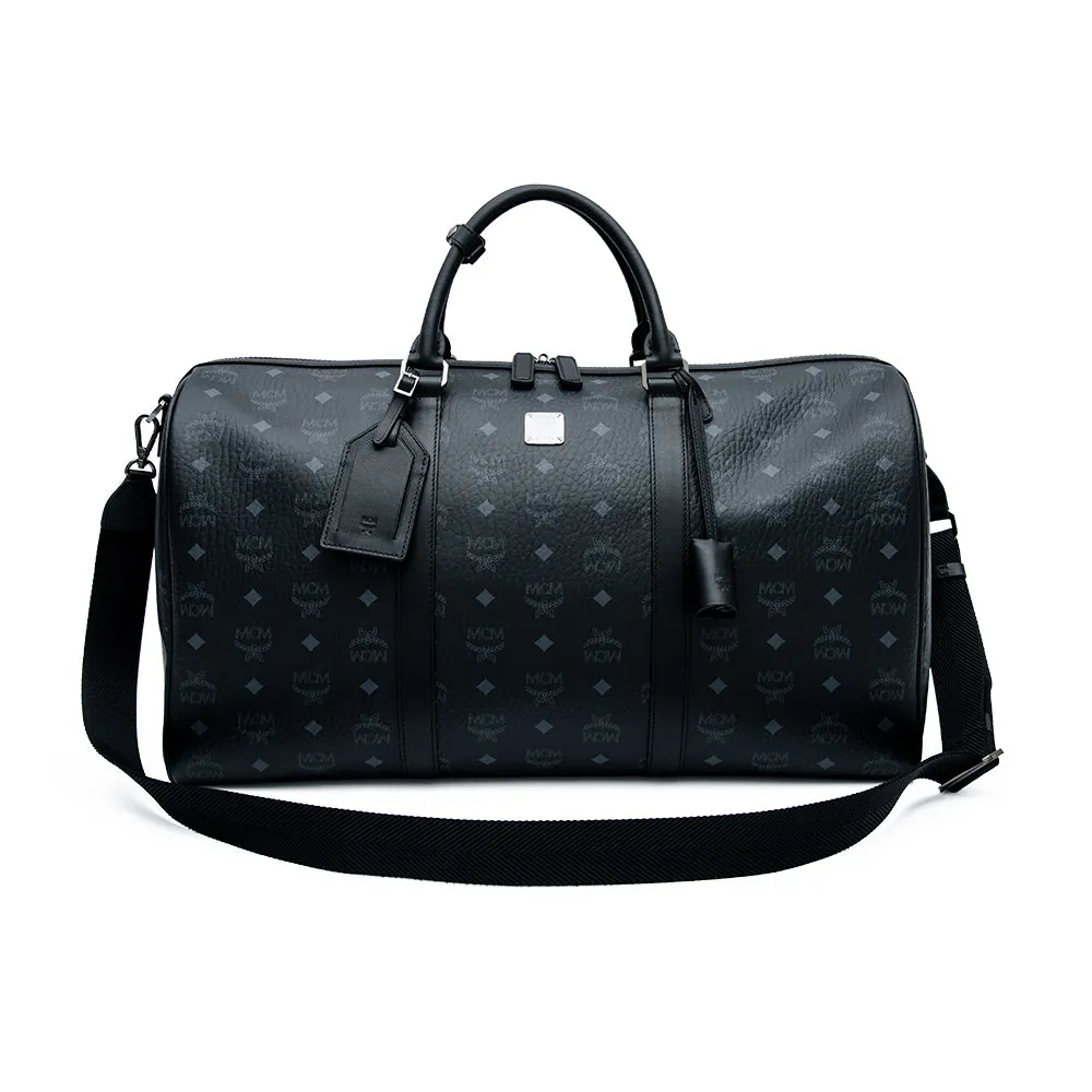 MCM Ottomar Weekender Bag in Visetos Black Large