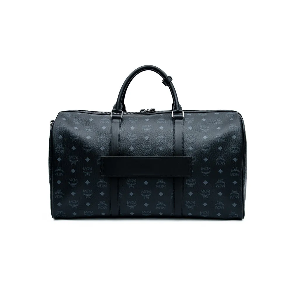 MCM Ottomar Weekender Bag in Visetos Black Large