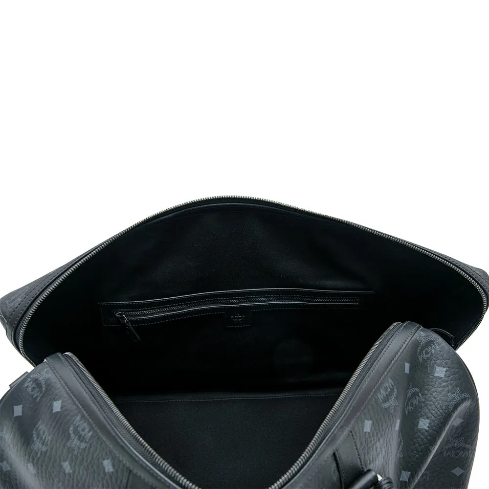 MCM Ottomar Weekender Bag in Visetos Black Large