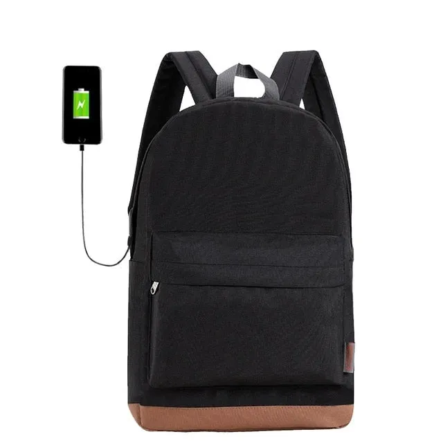 Men Male Canvas Backpack Gray Casual Rucksacks 15inch Laptop Backpacks College Student School Bag Backpack Women Mochila