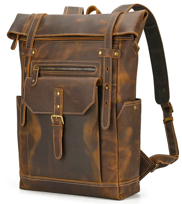 Men's Leather Rucksack | Ellora