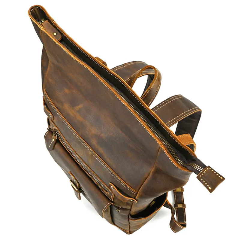 Men's Leather Rucksack | Ellora