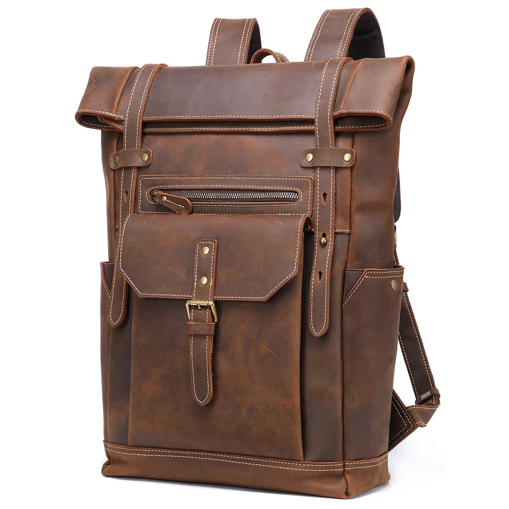 Men's Leather Rucksack | Ellora