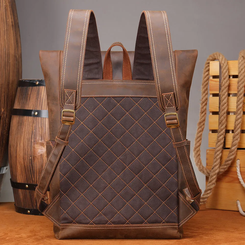 Men's Leather Rucksack | Ellora