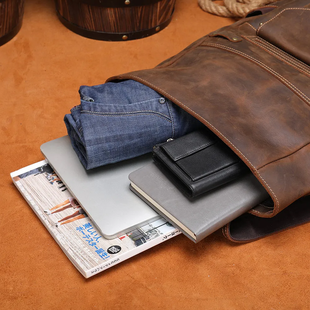 Men's Leather Rucksack | Ellora