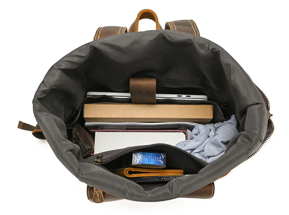 Men's Leather Rucksack | Ellora