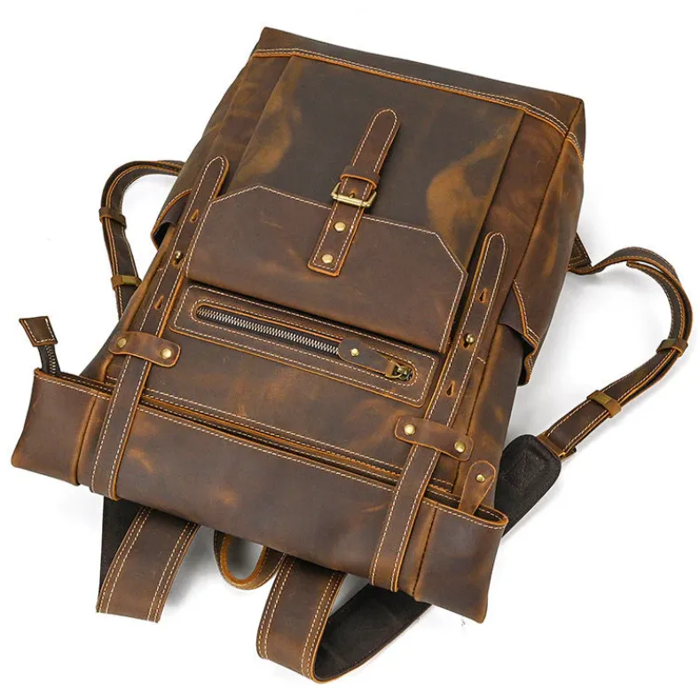 Men's Leather Rucksack | Ellora