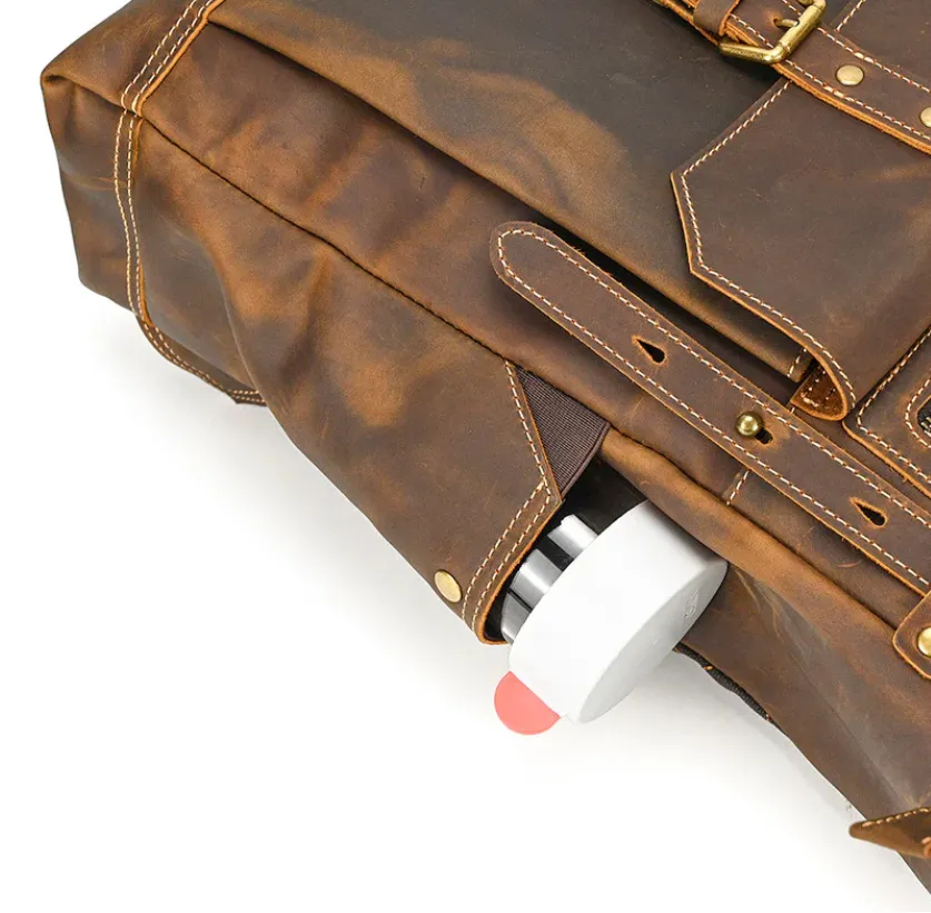 Men's Leather Rucksack | Ellora