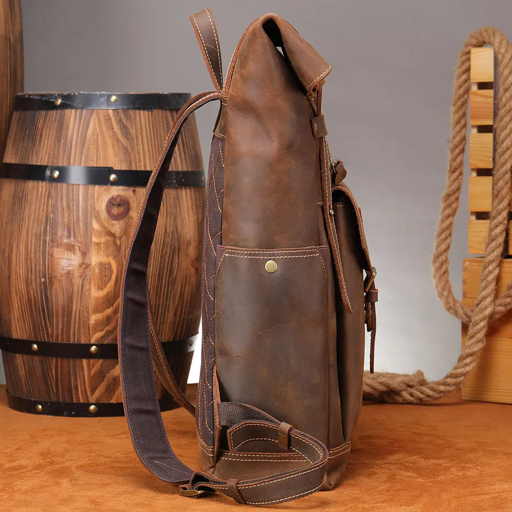 Men's Leather Rucksack | Ellora