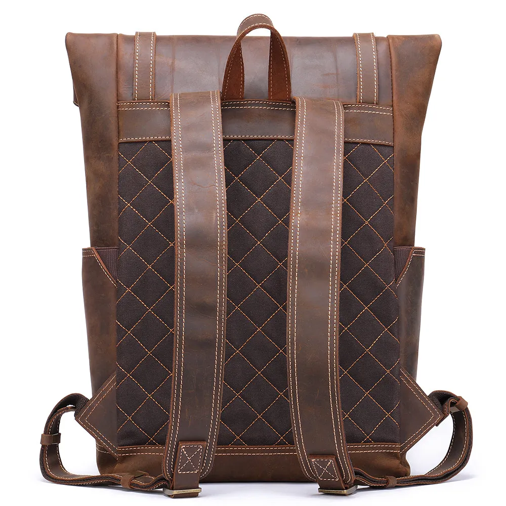 Men's Leather Rucksack | Ellora