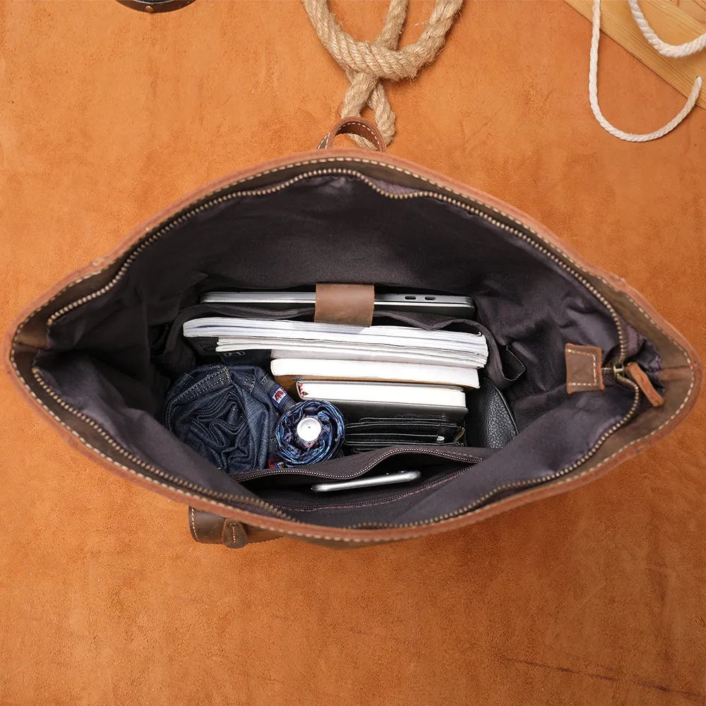 Men's Leather Rucksack | Ellora
