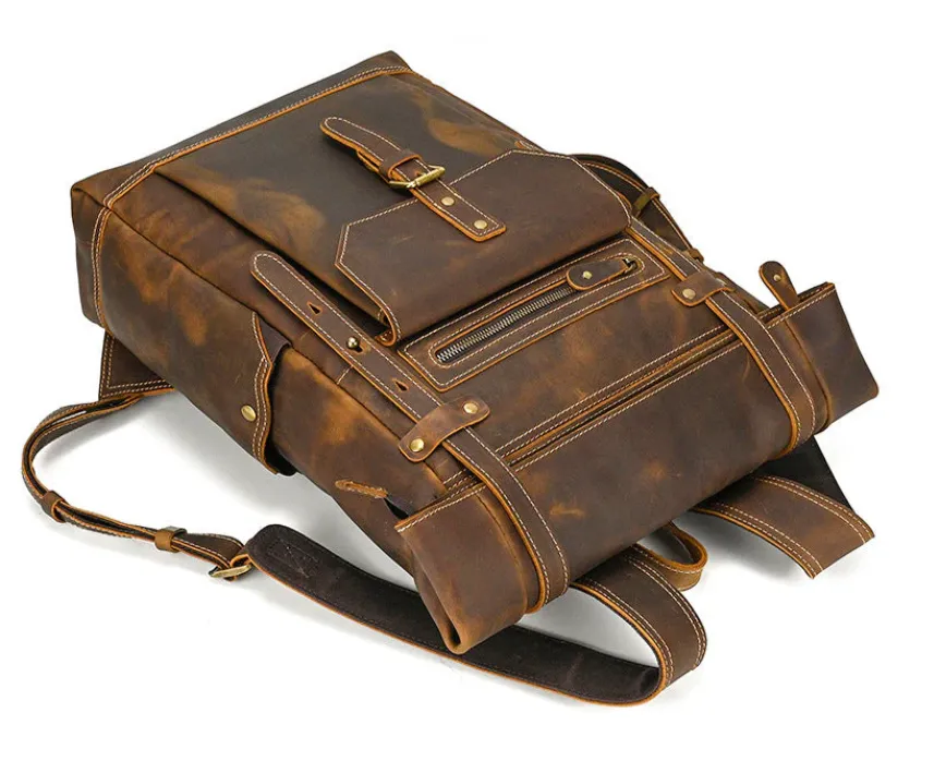 Men's Leather Rucksack | Ellora