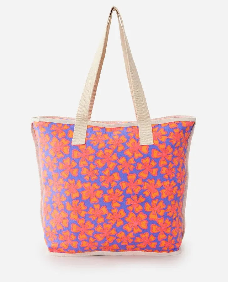 Mixed Canvas 31L Tote - Purple