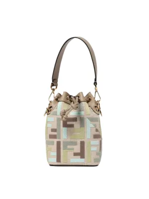 Mon Tresor FF Canvas Bucket Bag