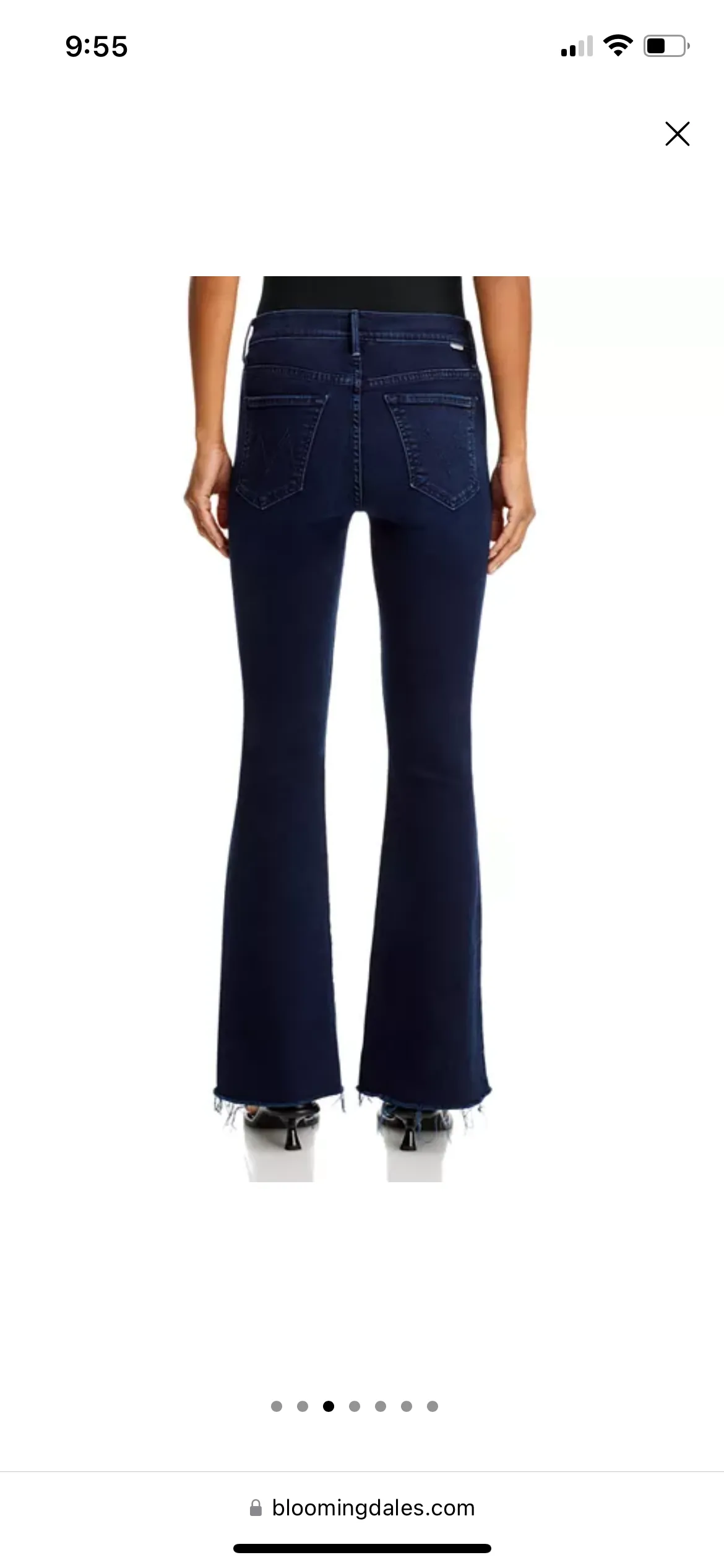 Mother “The weekender fray” flare jeans - 28