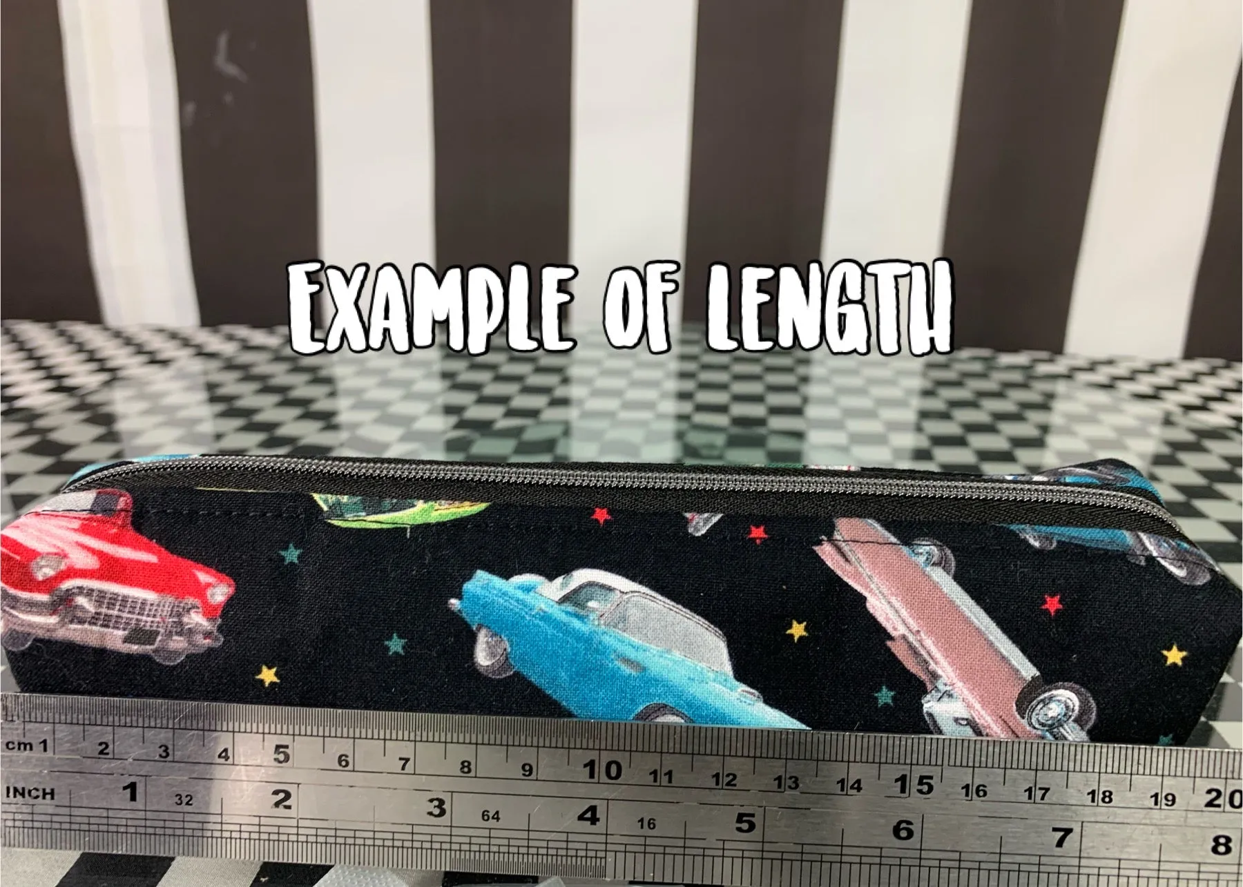 Motor parts boxy pencil case