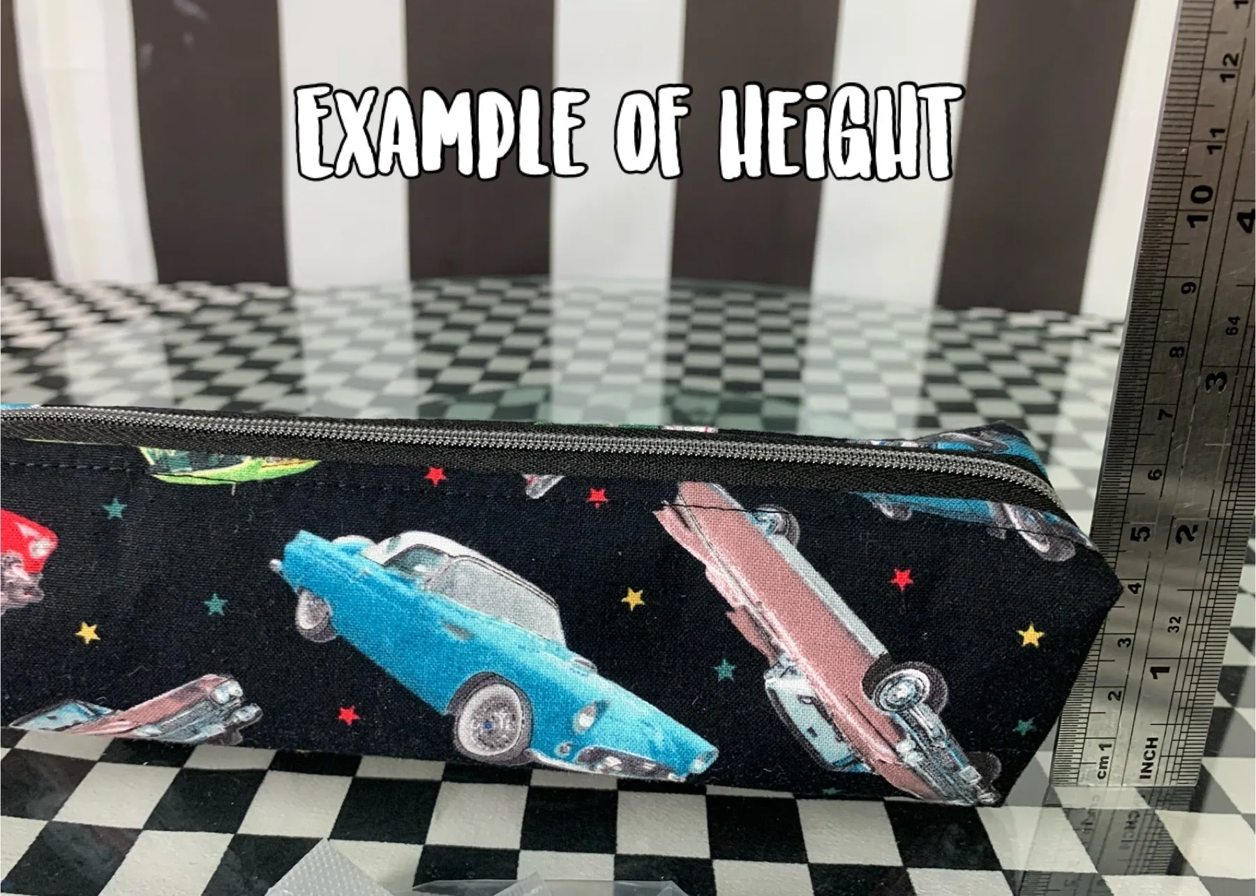 Motor parts boxy pencil case