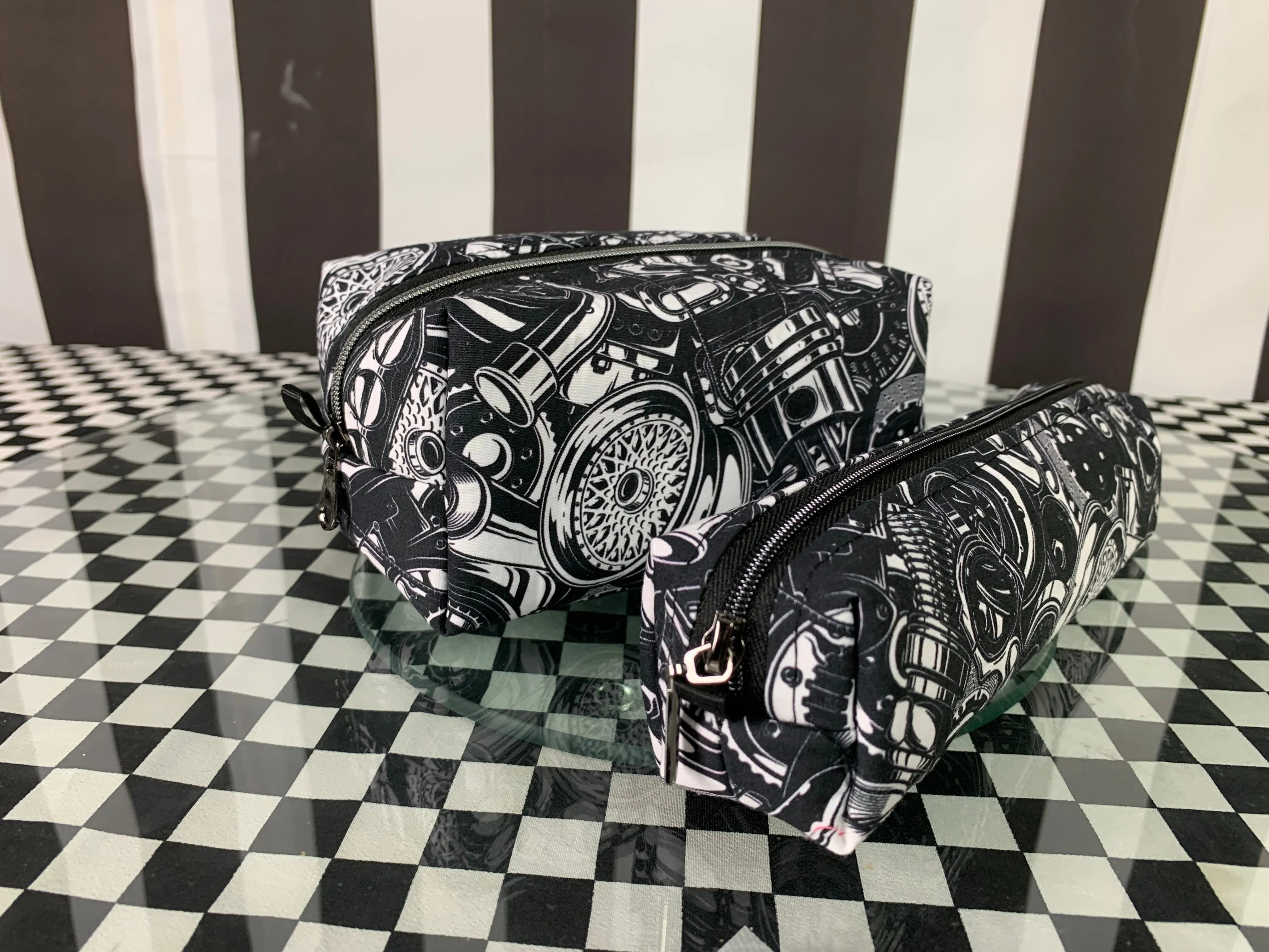Motor parts boxy pencil case