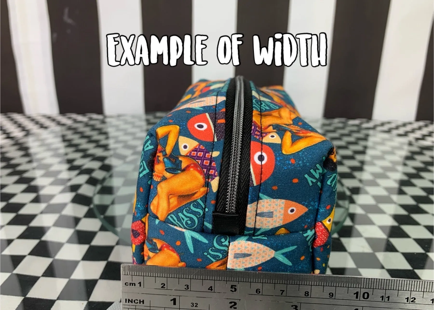 Motor parts boxy pouch