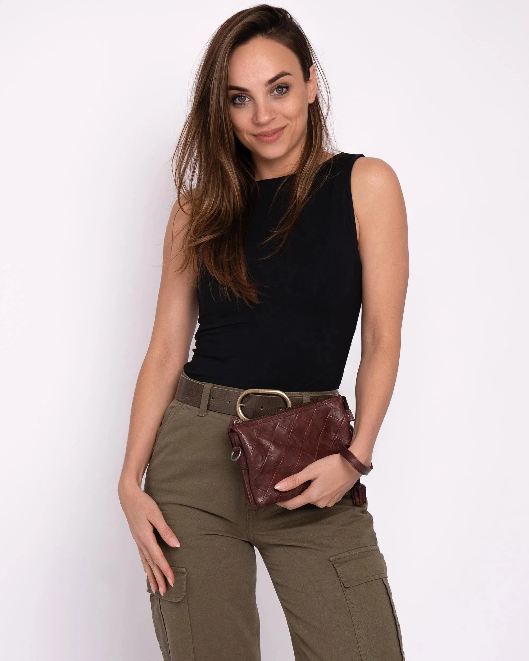 Murk | Small Leather Crossbody Bag