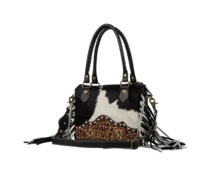 Myra Bag Durango Hand-Tooled Fringed Concealed Carry Bag