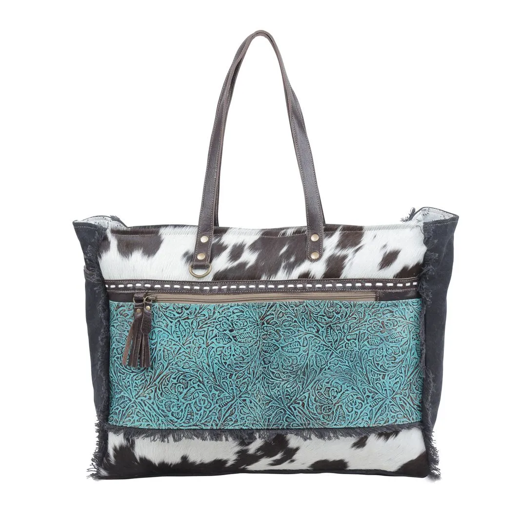 Myra Bag Sea Grass Weekender Bag