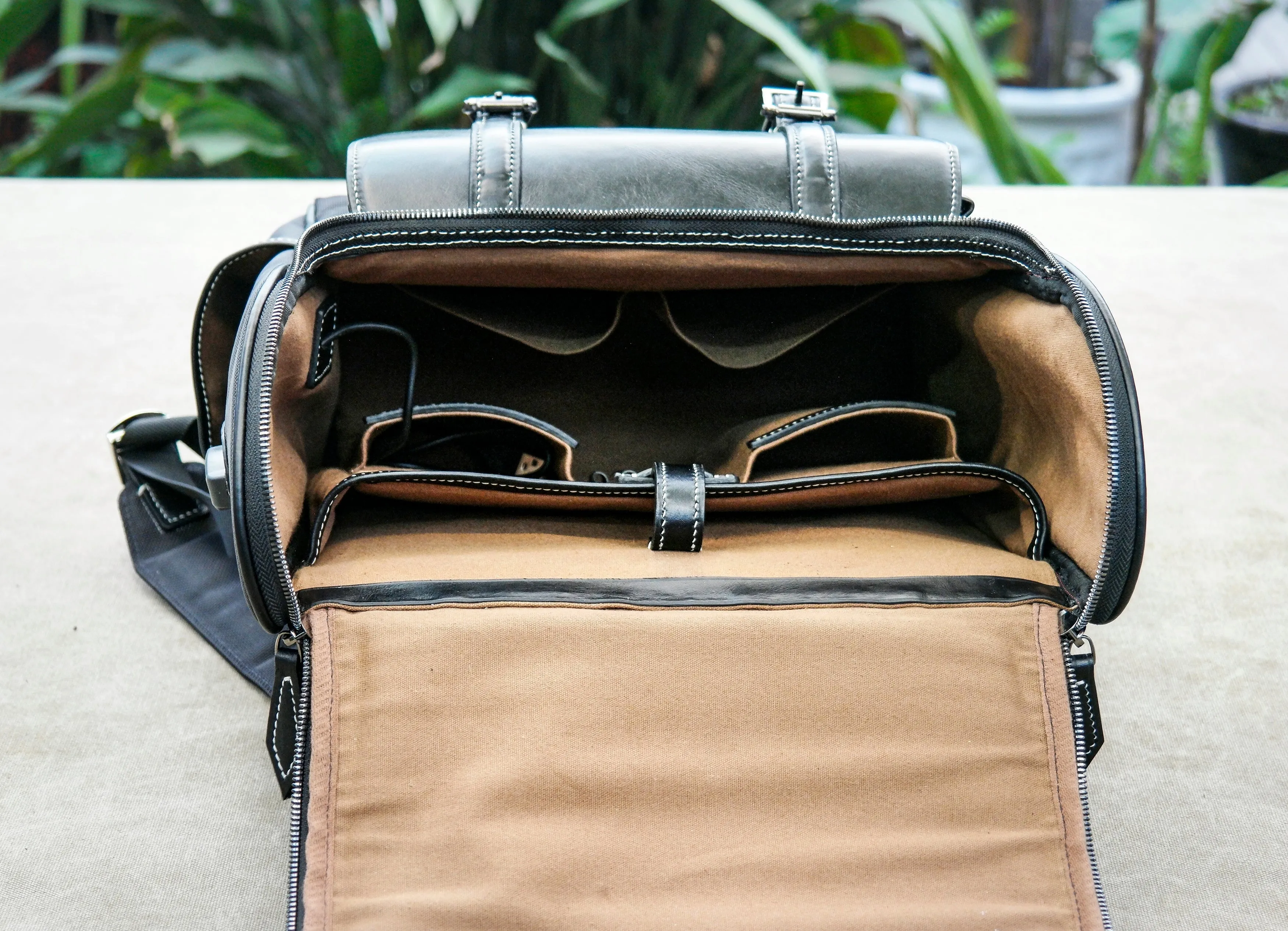 Nylon leather backpack, Women's Nylon Backpacks, Nylon and Vegan Leather Rucksack,leather backpack, Best Leather Bags for Work