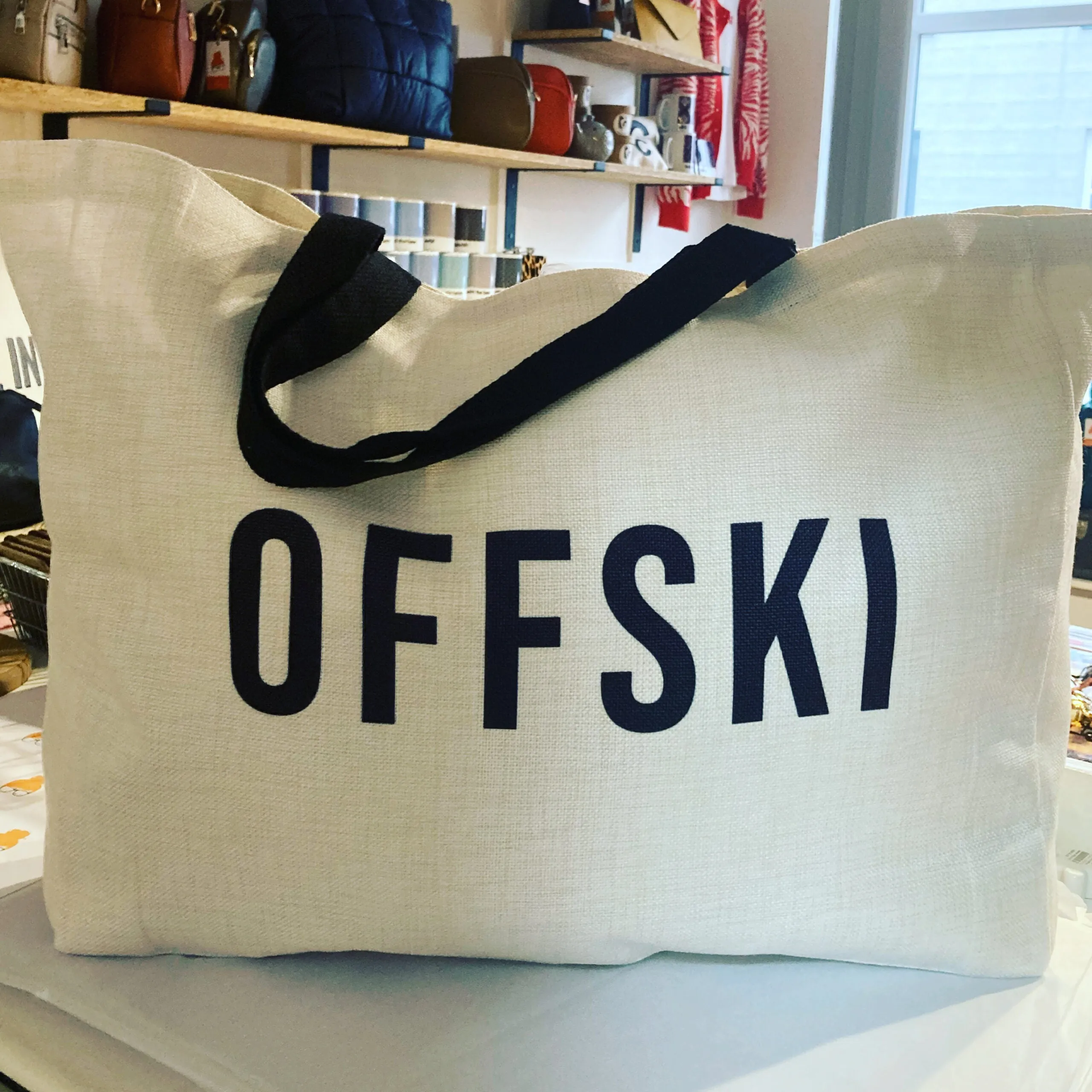 Offski linen style bag