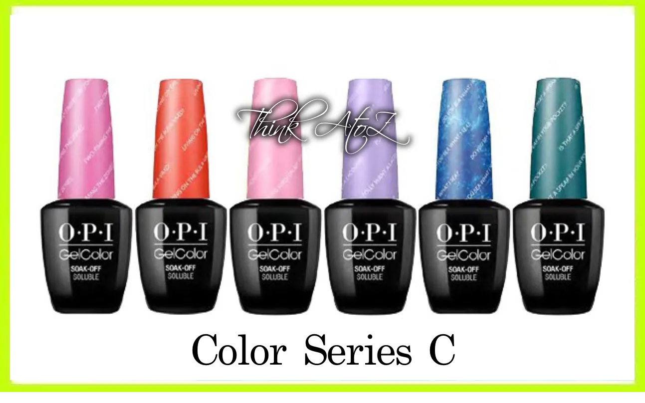 OPI Gelcolor Soak Off Gel Nail Polish 15ml 0.5floz COLOR SERIES C