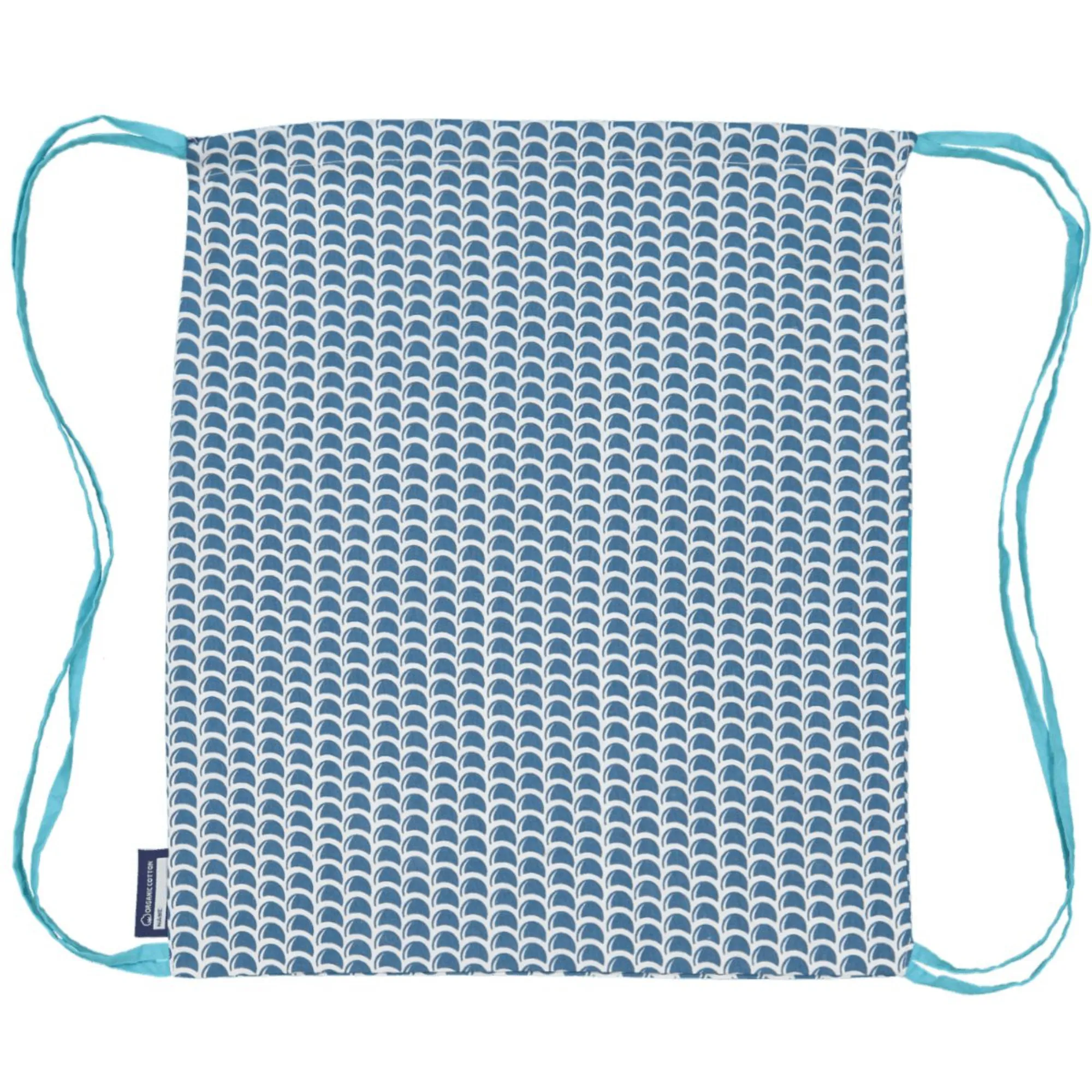 Organic Cotton Drawstring Bag Whale