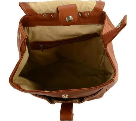 Piel Leather Large Oval Loop Backpack