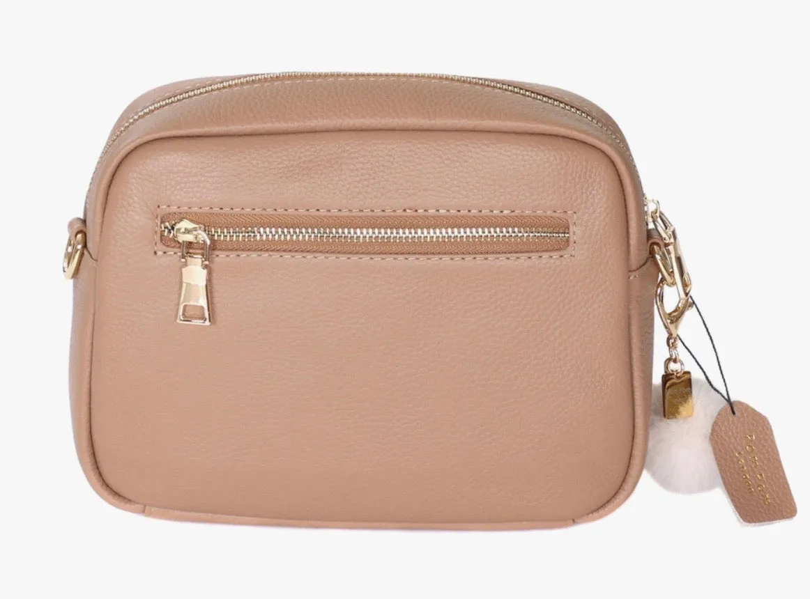 Pom Pom London Mayfair Plus Bag Latte