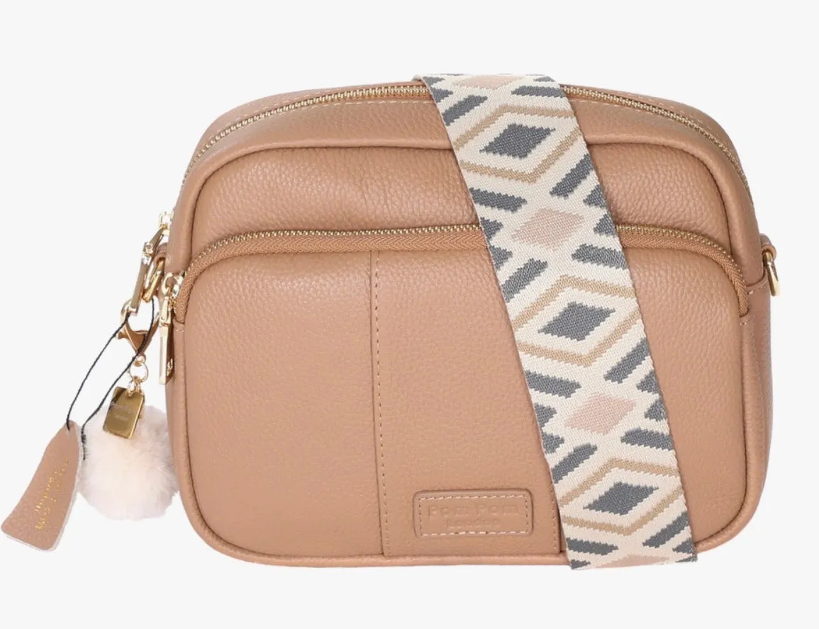 Pom Pom London Mayfair Plus Bag Latte