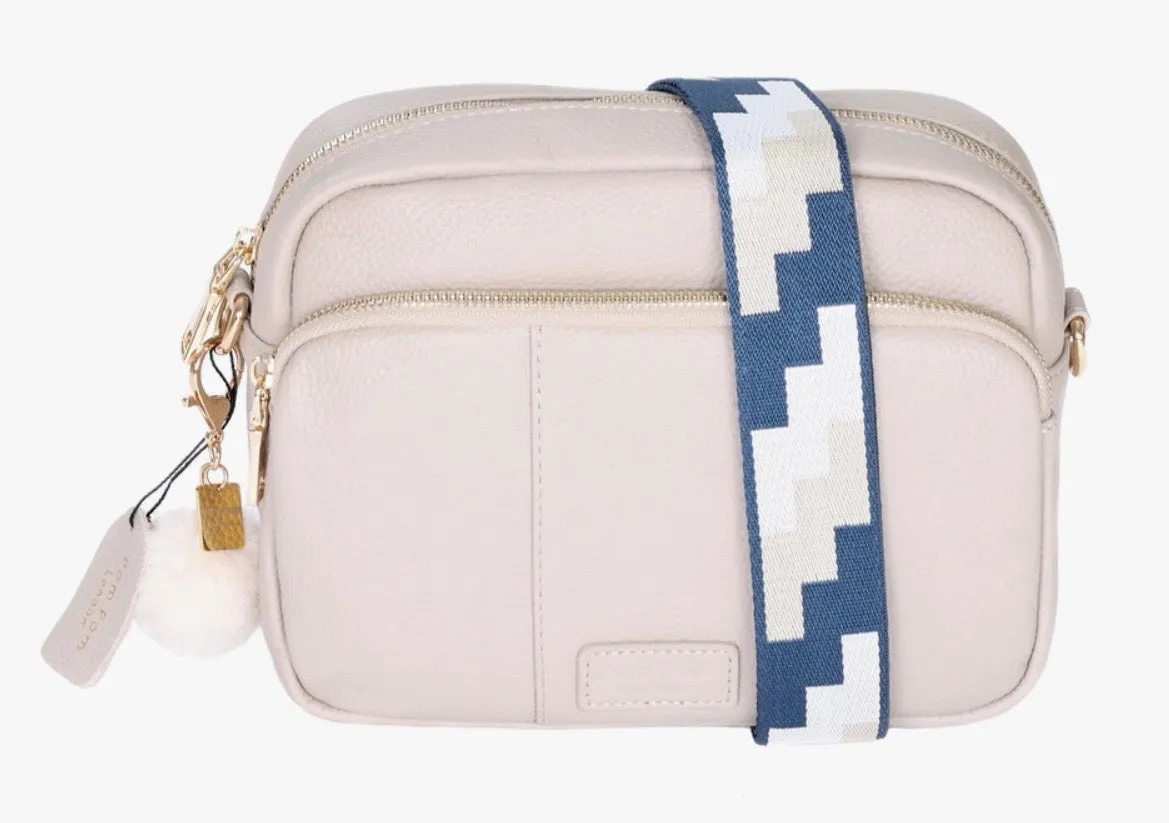 Pom Pom London Mayfair Plus Bag Stone