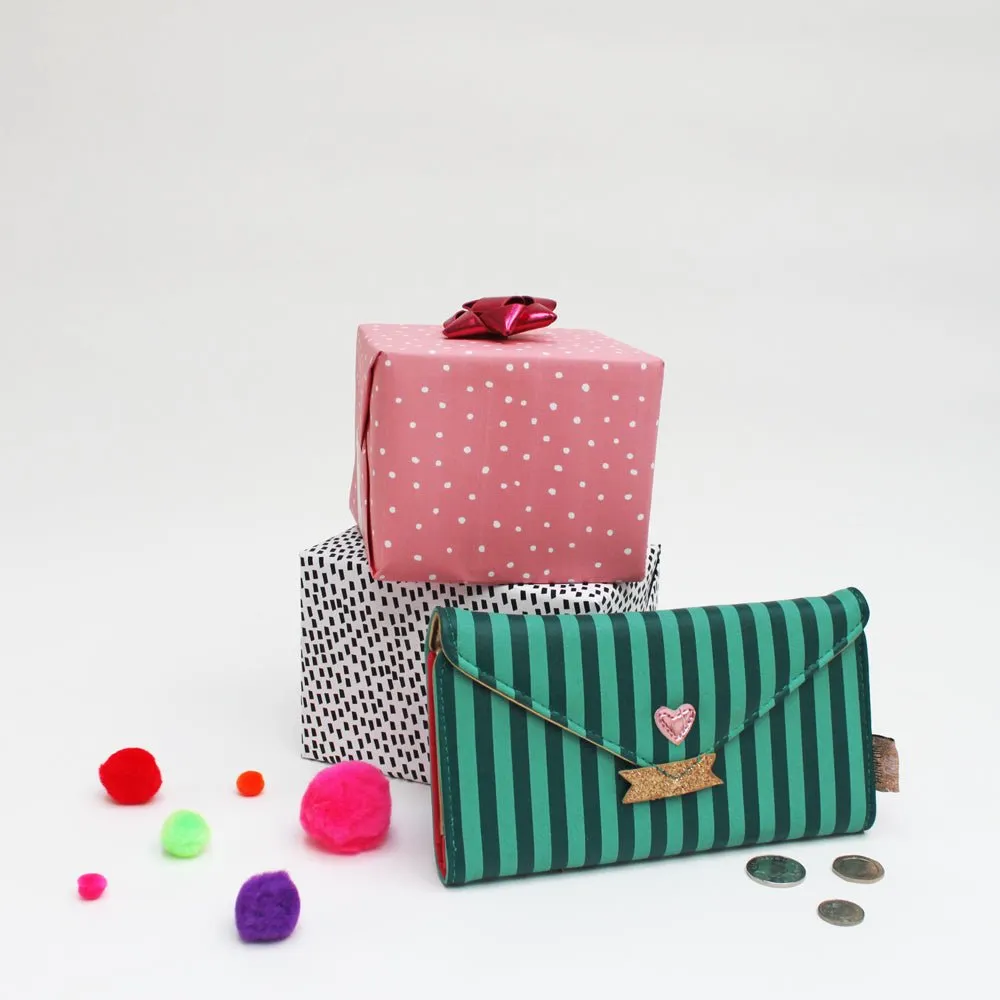 Pompom Tutti Stripe Wallet