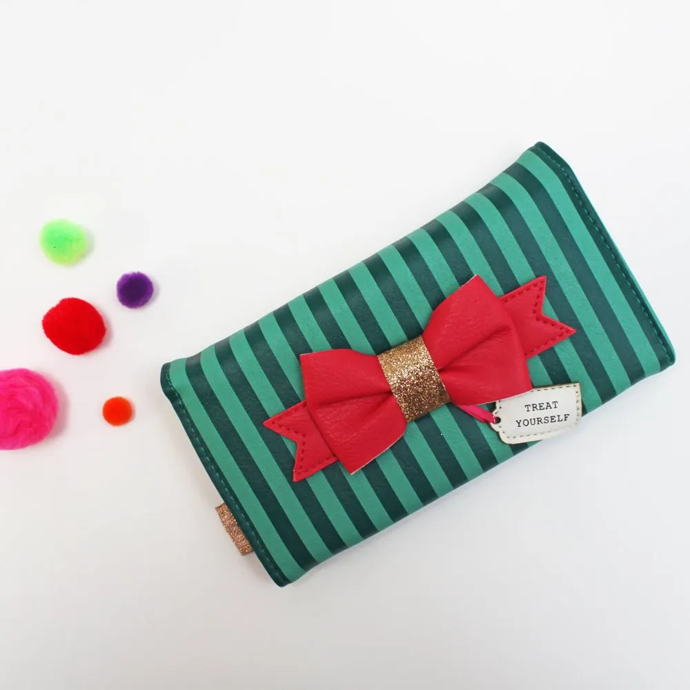Pompom Tutti Stripe Wallet
