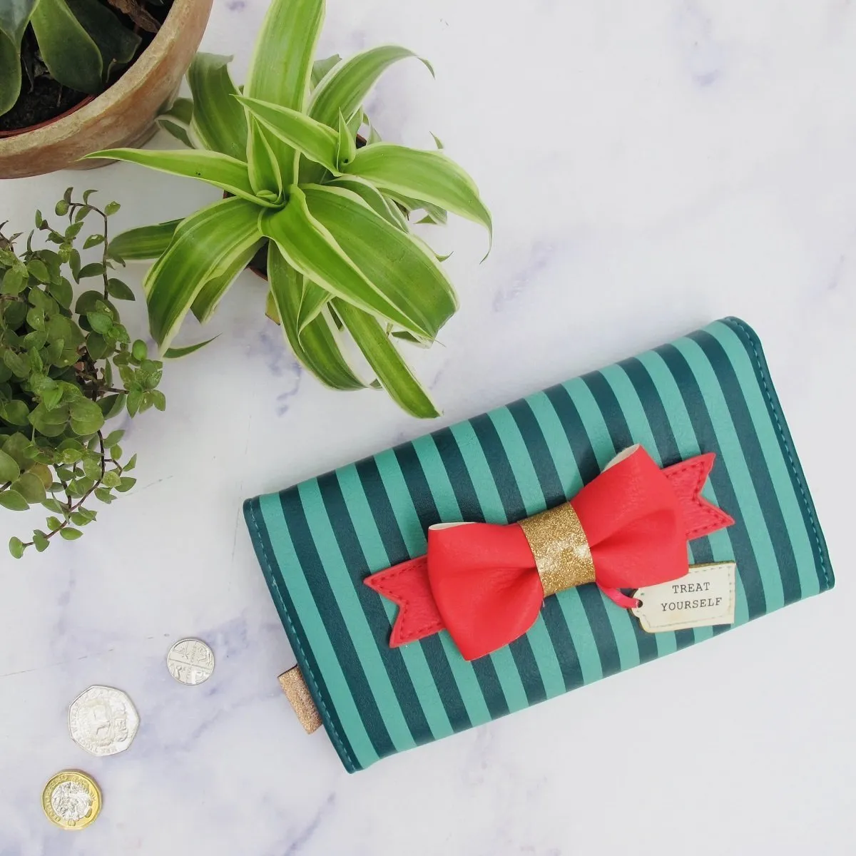 Pompom Tutti Stripe Wallet