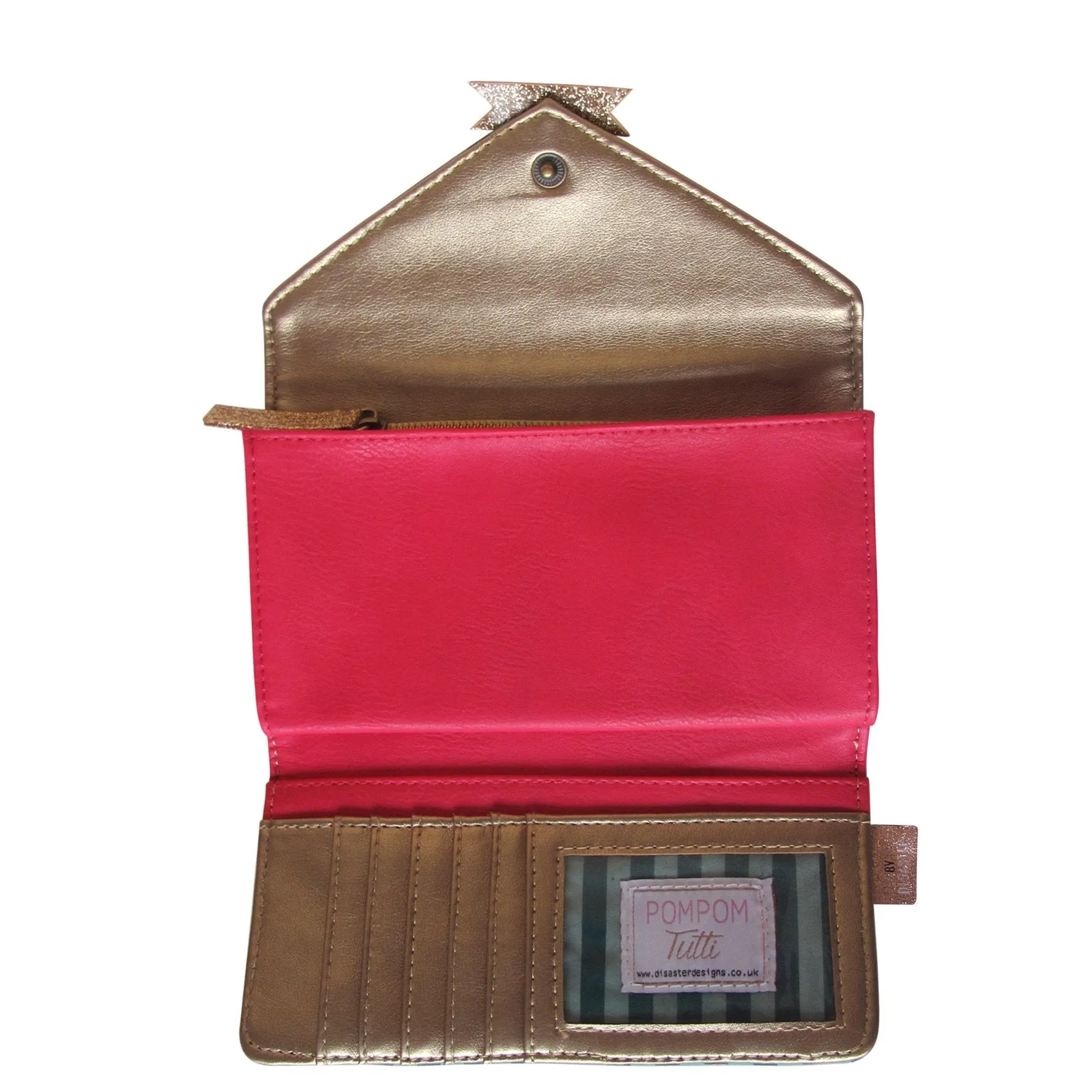Pompom Tutti Stripe Wallet